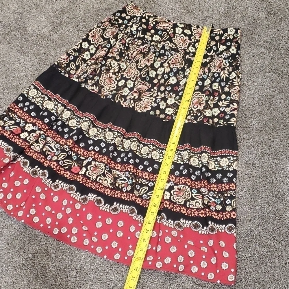 Requirements floral skirt boho midi women sz 12 boho - Picture 6 of 9